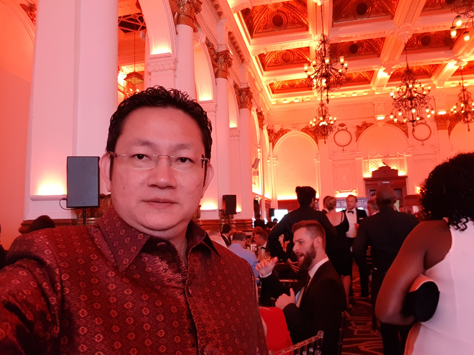 Mao Sreng at the PIEoneer Awards in London. ACE became the first school outside Europe to win the Language Educator of the Year Award